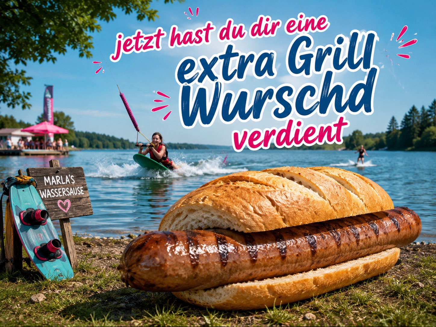 Geschafft – extra Grill Wurschd verdient!